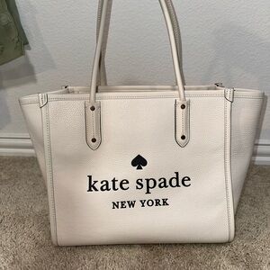 Kate Spade Ivory Tote Bag